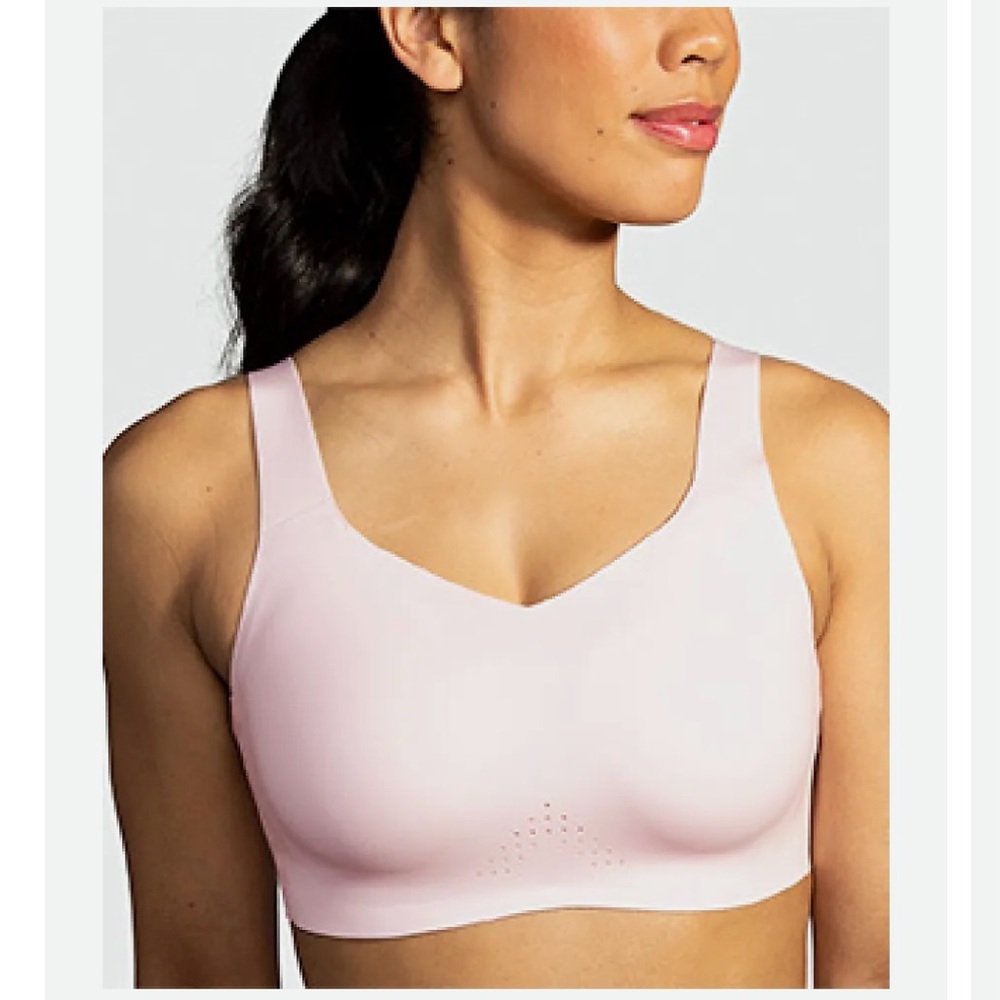 Brooks Dare Underwire Run Bra in Rosewater / Pink 36DD NWT